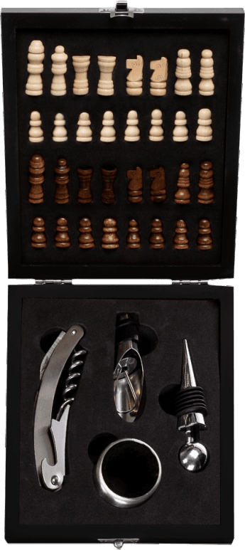 Kit vinho garrafa 4 peças