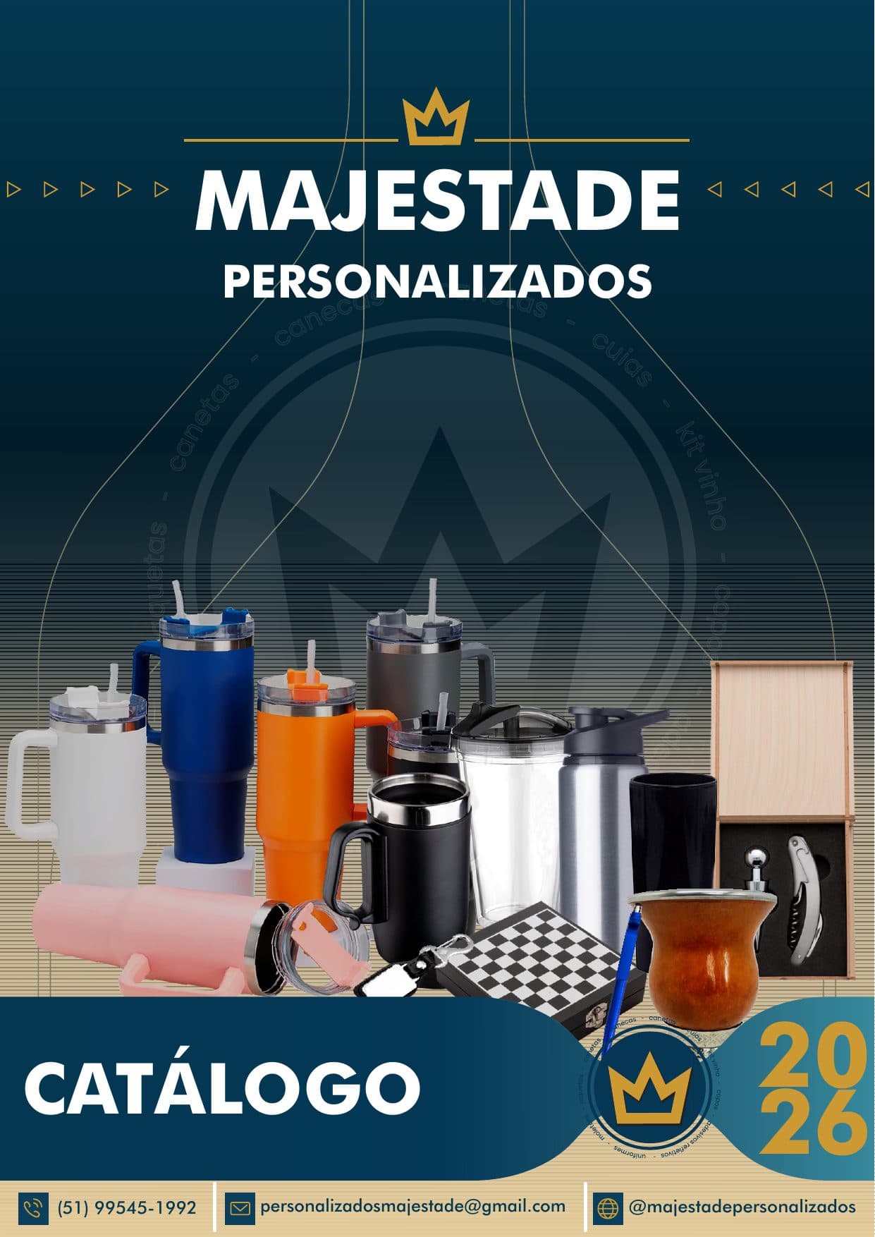 Página 1 do catálogo Majestade Personalizados