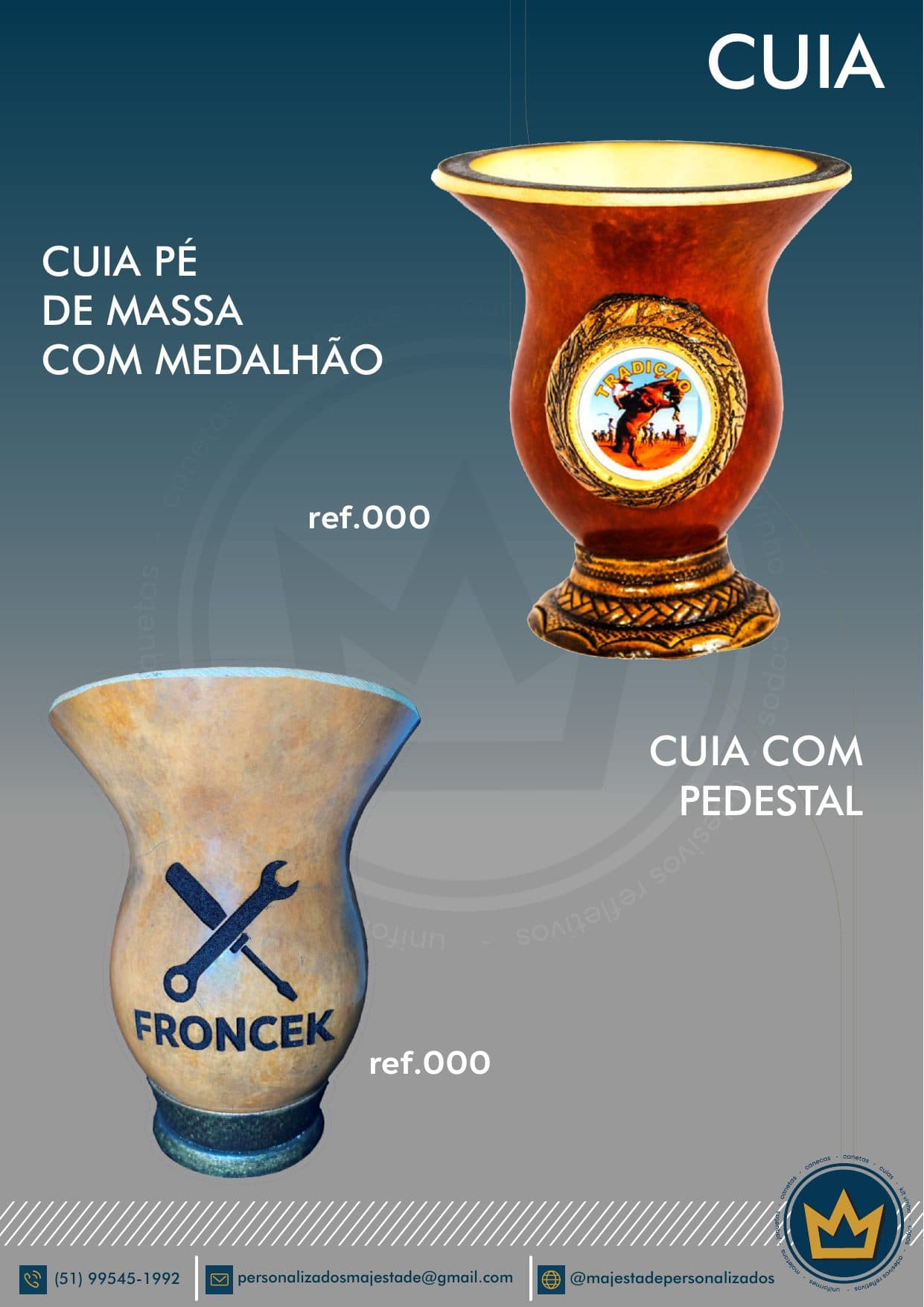 Página 7 do catálogo Majestade Personalizados