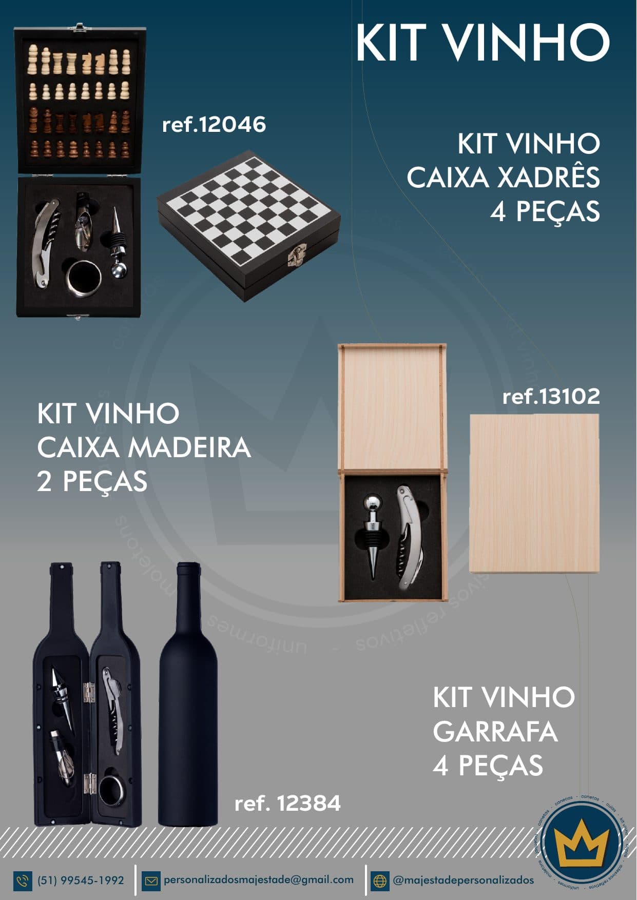 Página 13 do catálogo Majestade Personalizados