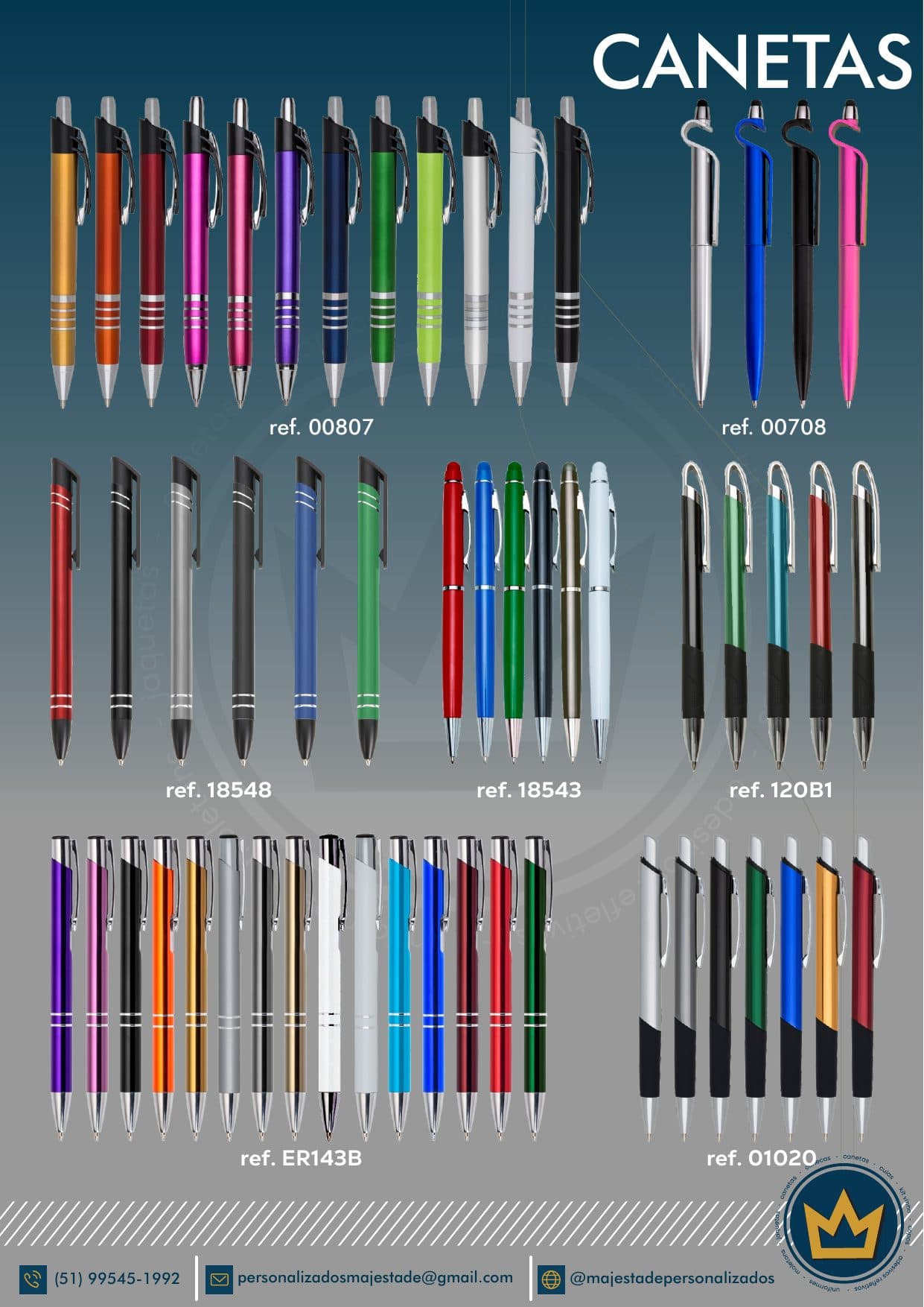 Página 17 do catálogo Majestade Personalizados